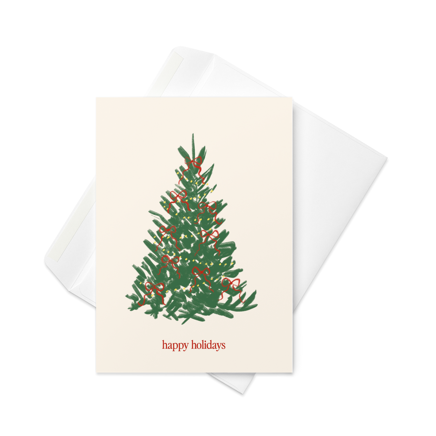 Weihnachtskarte Tannenbaumzauber