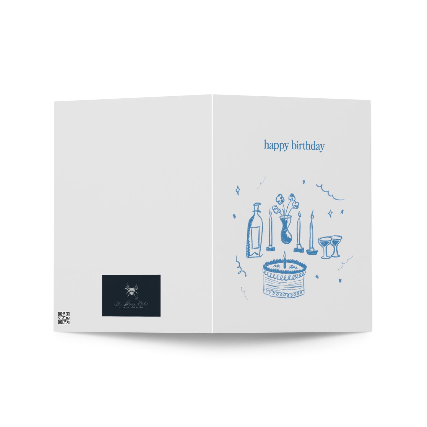 Geburtstag in Blau